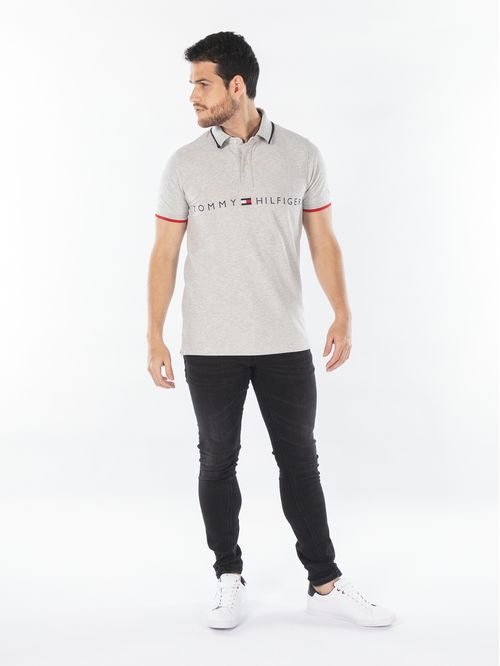 POLO DE ALGODÓN CON LOGO CORTE SLIM