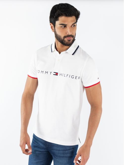 POLO DE ALGODÓN CON LOGO CORTE SLIM