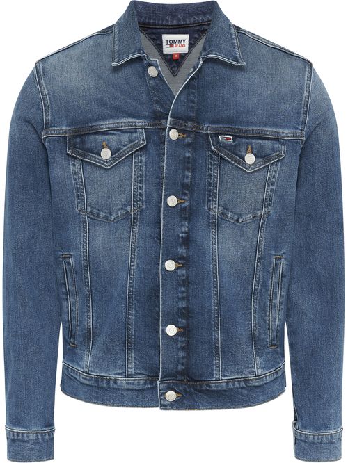 JACKET TRUCKER CON EFECTO DESTEÑIDO