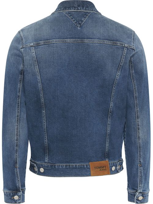 JACKET TRUCKER CON EFECTO DESTEÑIDO