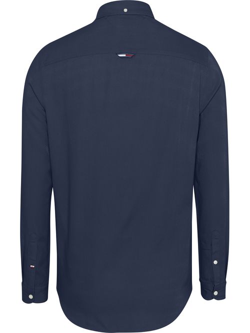 CAMISA DE TENCEL CON PARCHE DE TOMMY