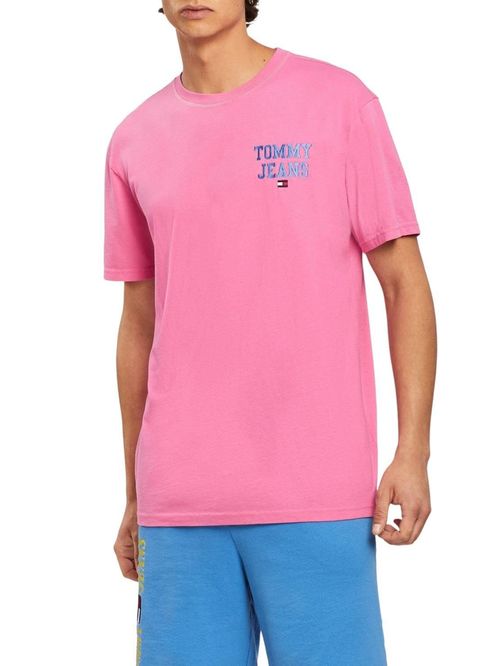 CAMISETA PINK-CON LOGO TOMMY JEANS