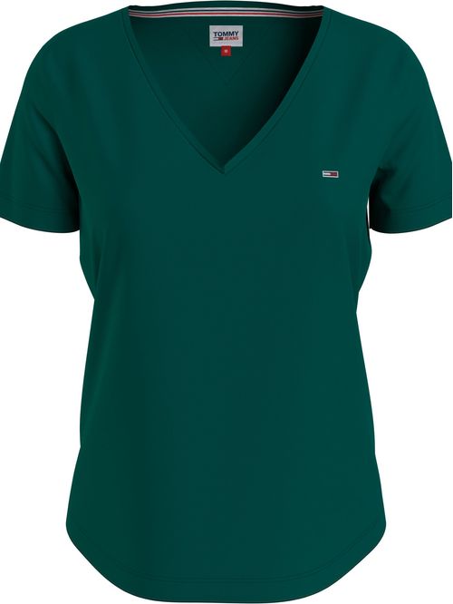 CAMISETA DE CUELLO EN V Y CORTE SLIM