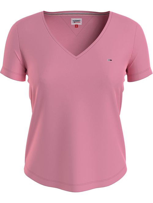 CAMISETA DE CUELLO EN V Y CORTE SLIM