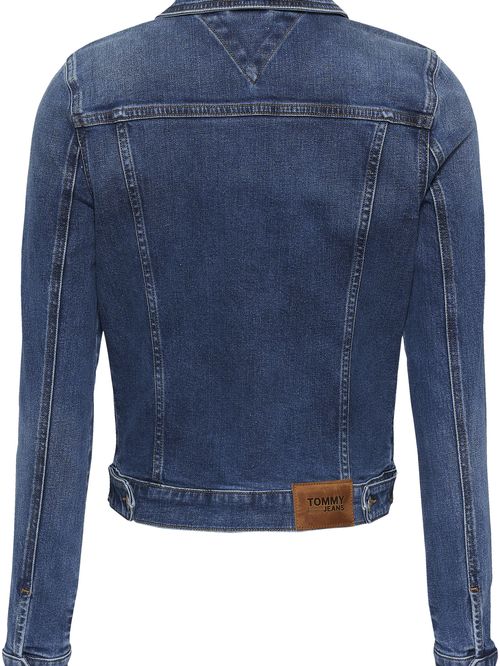 JACKET TRUCKER JEANS DE CORTE SLIM