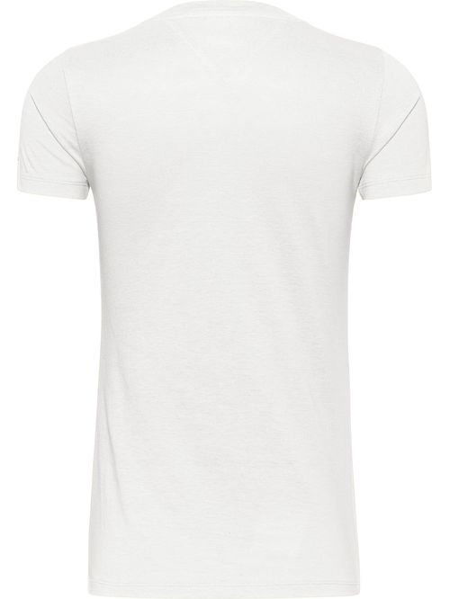 CAMISETA ESSENTIAL CON LOGO Y CORTE SKINNY