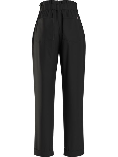 PANTALÓN MOM CON CINTURA PAPERBAG