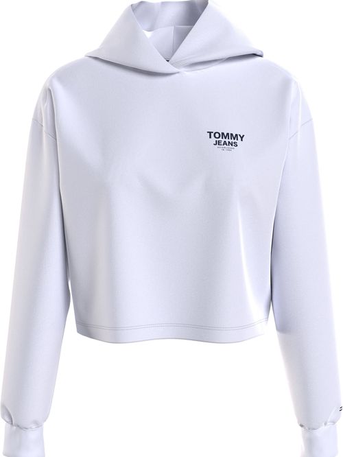 SUETER CON HOODIE DE CORTE HOLGADO CROPPED