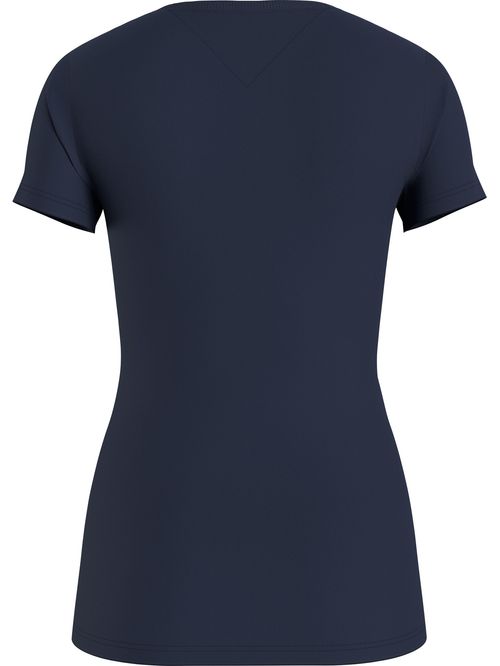 CAMISETA ESSENTIAL DE CORTE SKINNY CON LOGO