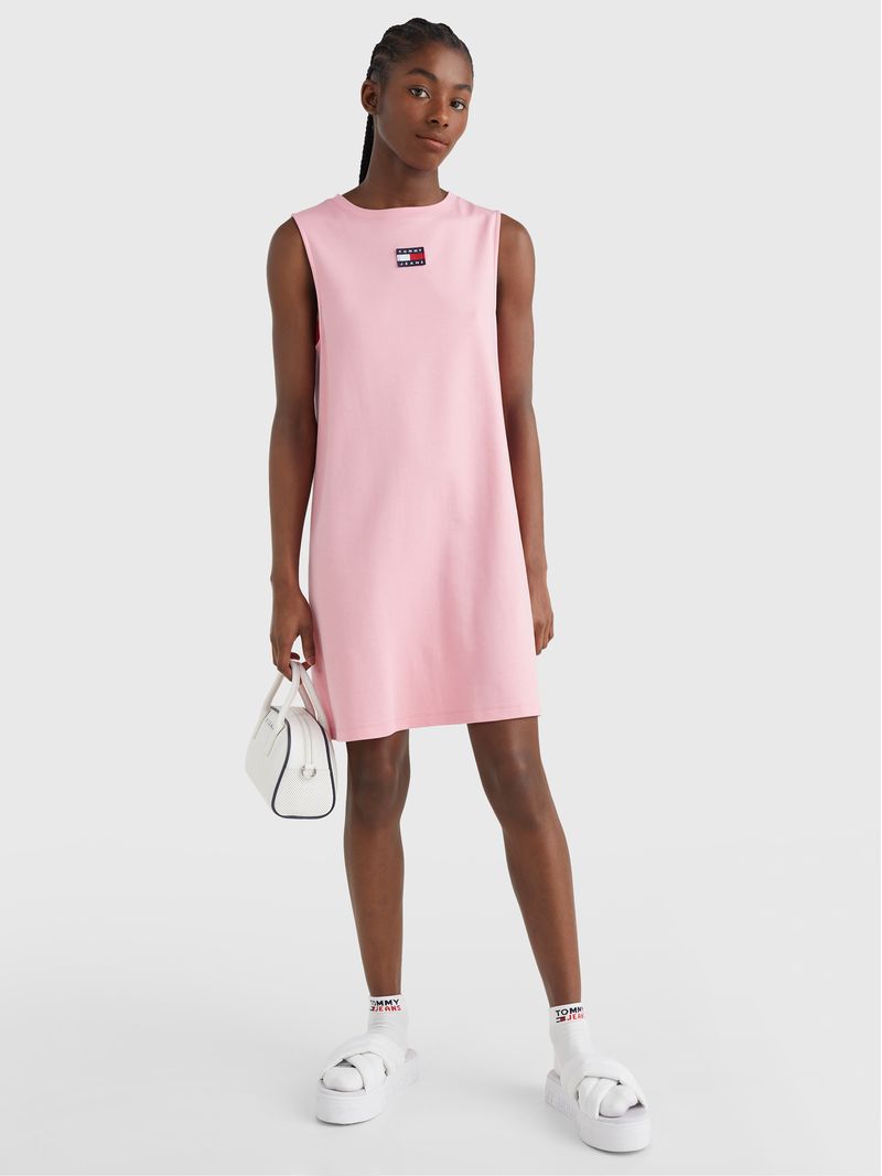 VESTIDO-T-SHIRT-SIN-MANGAS-Y-CON-PARCHE