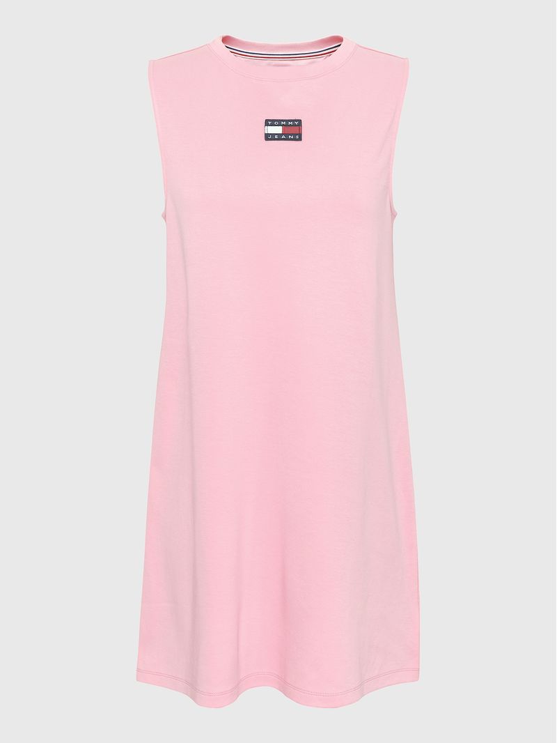 VESTIDO-T-SHIRT-SIN-MANGAS-Y-CON-PARCHE