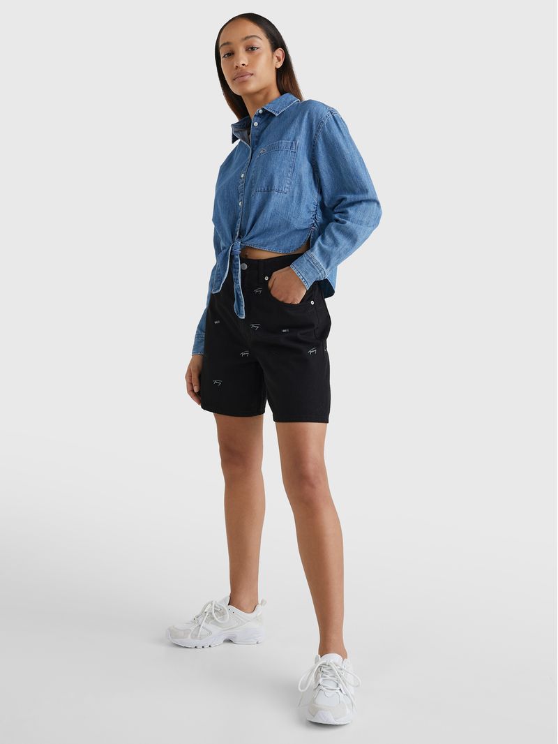 CAMISA-JEANS-DE-CHAMBRAY-CON-LAZO
