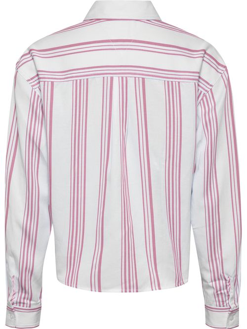 CAMISA DE RAYAS CON NUDO DELANTERO