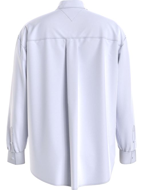 CAMISA DE MANGA LARGA LISA OCN BOLSILLO