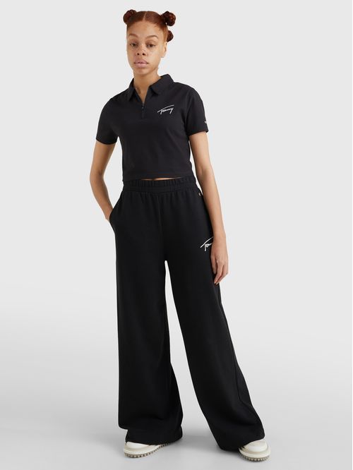 POLO SIGNATURE DE CORTE CROPPED