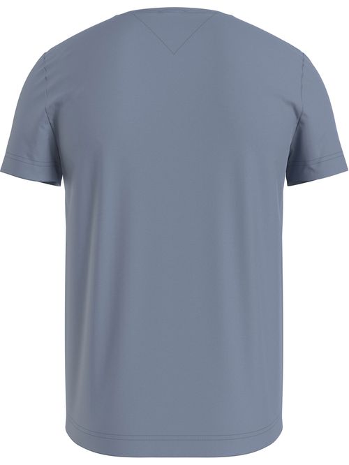 CAMISETA DE CORTE REGULAR EN ALGODÓN CON CUELLO V