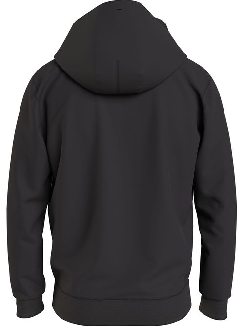 SUETER CON LOGO BORDADO EN EL PECHO Y HOODIE