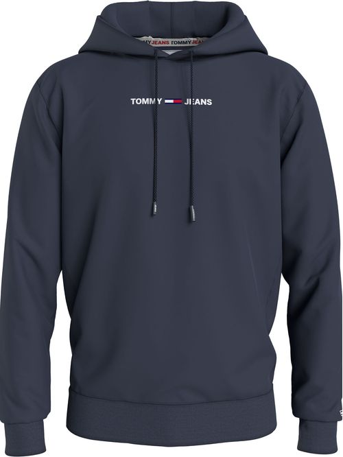 SUETER CON LOGO BORDADO EN EL PECHO Y HOODIE