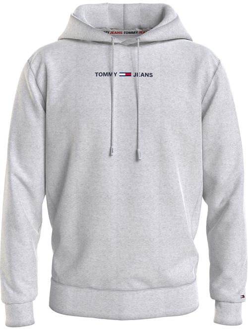 SUETER CON LOGO BORDADO EN EL PECHO Y HOODIE