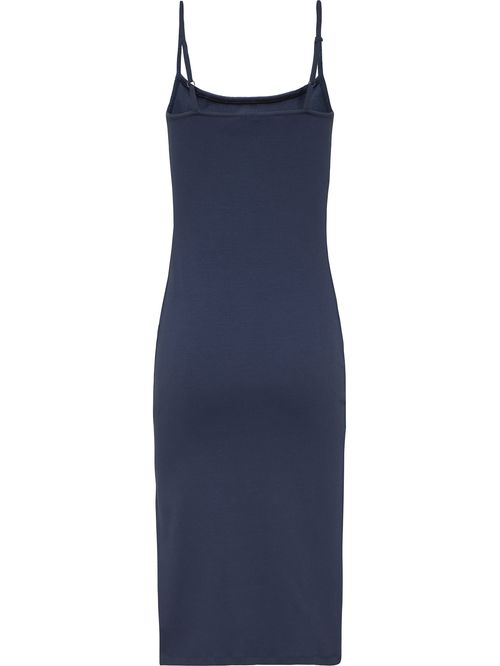 VESTIDO AJUSTADO DE TIRANTES CON PARCHE