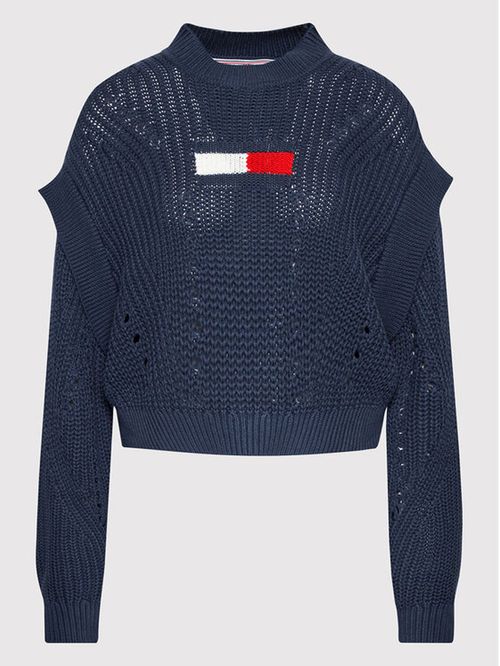 SÚETER DE PUNTO CON LOGO TEJIDO