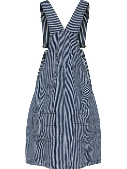 VESTIDO JEANS DE RAYAS FINAS