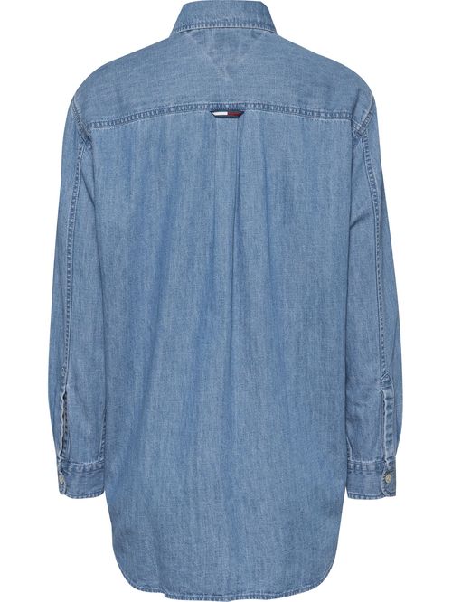 CAMISA BOYFRIEND DE CHAMBRAY CON PARCHE