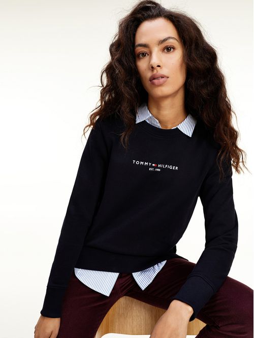 SUETER DE CUELLO REDONDO CON LOGO