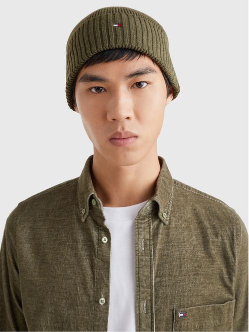 GORRO DE PUNTO ELÁSTICO CON LOGO