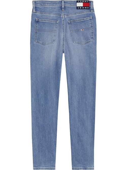 JEANS IZZY SLIM DE TALLE ALTO CON DISEÑO TOBILLERO