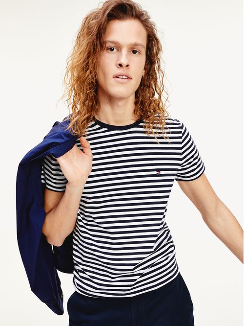 CAMISETA DE RAYAS DE ALGODÓN ORGÁNICO