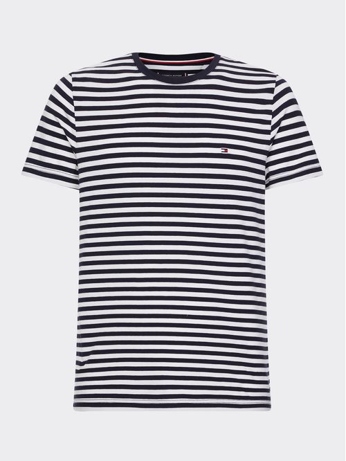 CAMISETA DE RAYAS DE ALGODÓN ORGÁNICO