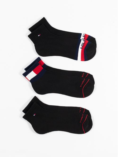 PAQUETE DE 6 CALCETINES CON BANDERA BORDADA