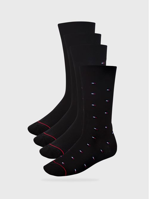 PAQUETE DE 4 CALCETINES CON LOGO BORDADO