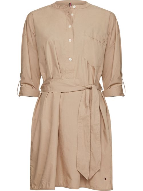 VESTIDO CAMISERO AMPLIO DE ALGODÓN ORGÁNICO