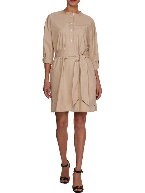 VESTIDO CAMISERO AMPLIO DE ALGODÓN ORGÁNICO