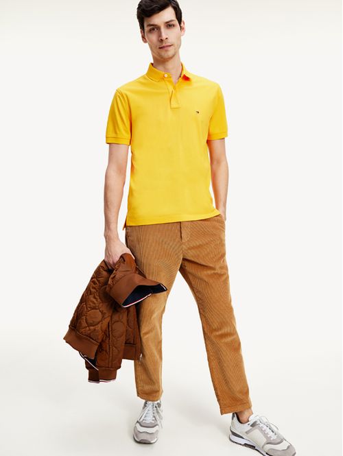 POLO TOMMY DE ALGODÓN JASPEADO