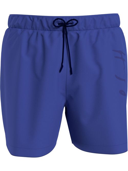 BAÑADOR DE CORTE REGULAR CON LARGO MEDIO Y LOGO