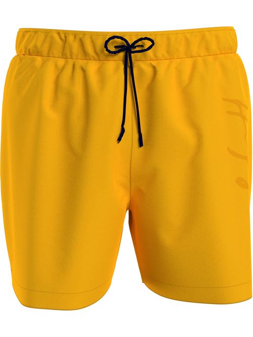 BAÑADOR DE CORTE REGULAR CON LARGO MEDIO Y LOGO