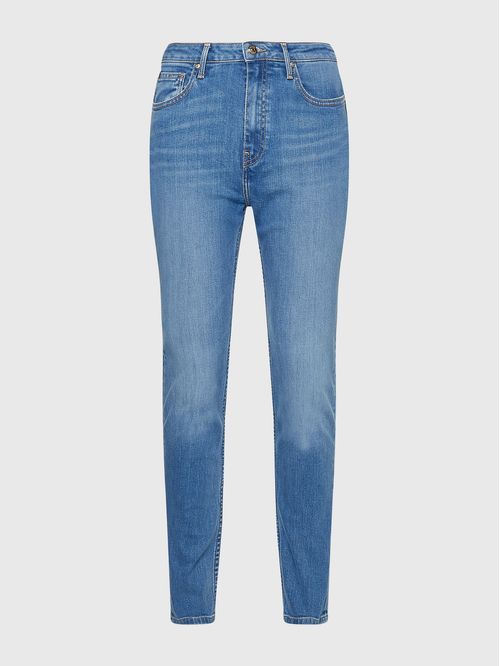 JEANS AJUSTADOS DE TALLE ALTO