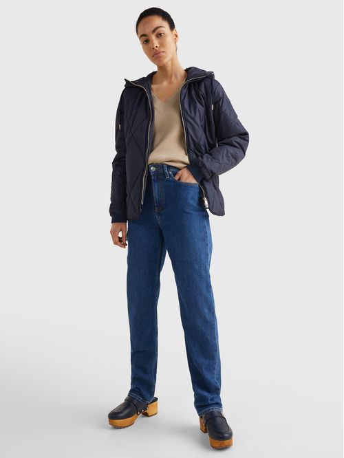 JEANS CLÁSICOS RECTOS DE TALLE ALTO