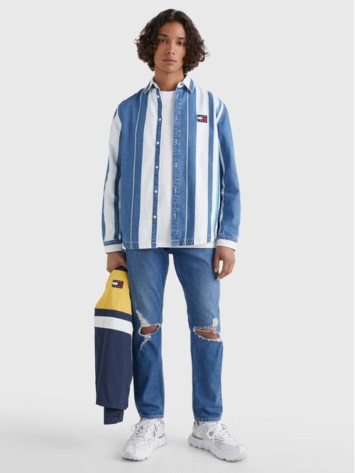 CAMISA JEANS DE RAYAS