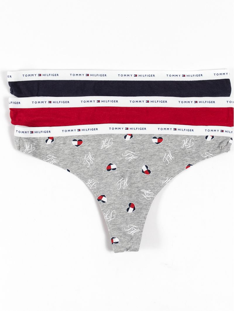 Tanga Tommy Hilfiger de algodón para mujer