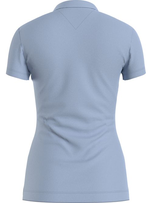 POLO SLIM CON LOGO CRYSTAL