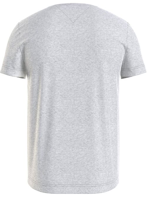 CAMISETA DE CORTE REGULAR EN ALGODÓN CON CUELLO V