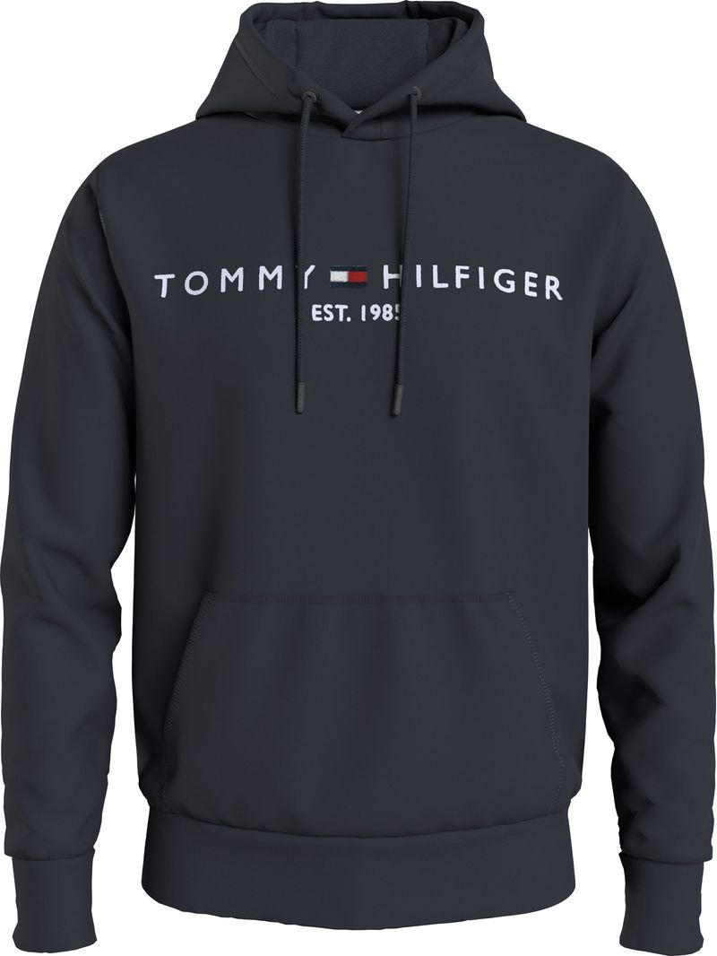 SUETER CON HOODIE Y LOGO ESTAMPADO