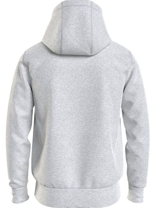 SUETER  CON HOODIE Y LOGO ESTAMPADO