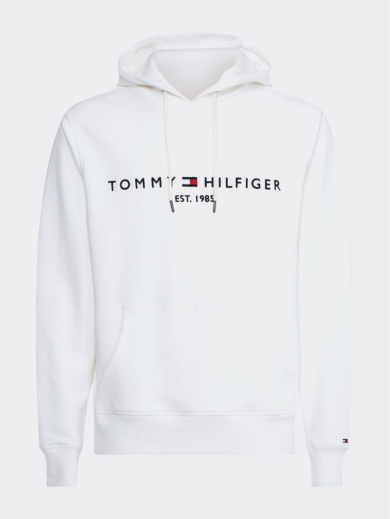 SUETER CON HOODIE Y LOGO ESTAMPADO