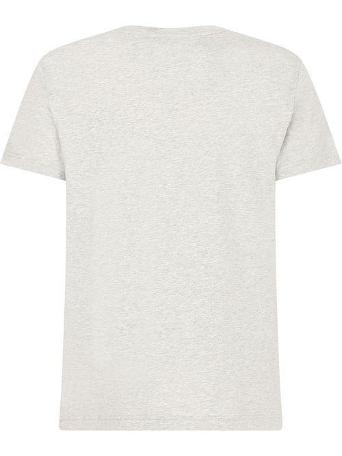 CAMISETA EN PUNTO DE ALGODÓN CON LOGO