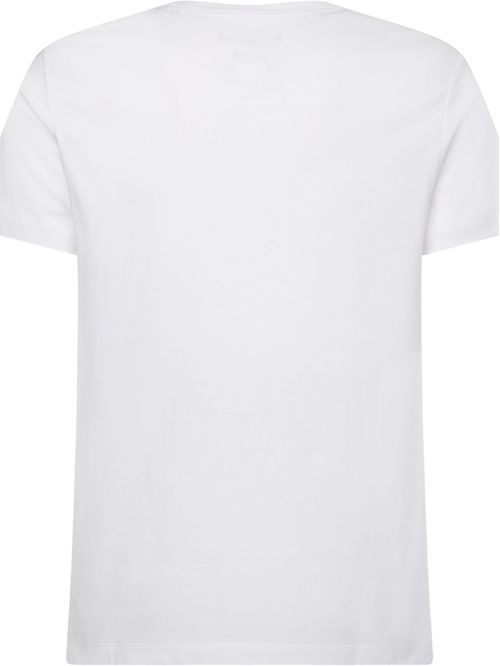 CAMISETA DE CORTE SLIMFIT CON LOGO EN EL PECHO